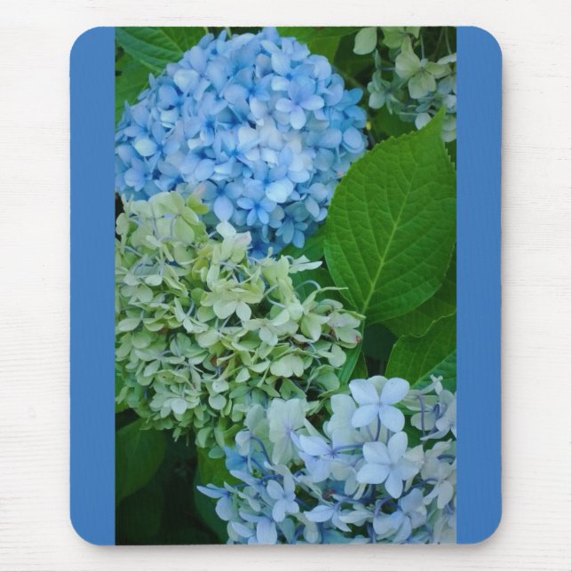 Alfombrilla De Ratón Hydrangea Flowers (Frente)