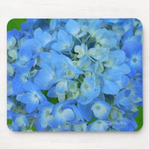 Alfombrilla De Ratón Hydrangeas azules eléctricos