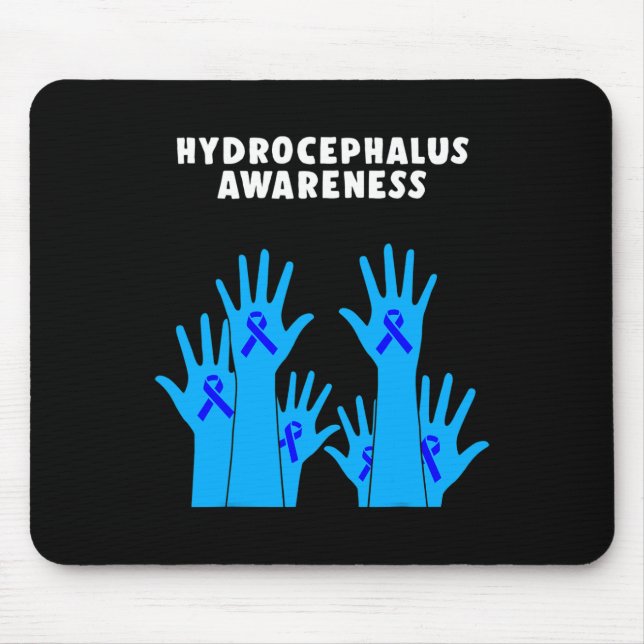 Alfombrilla De Ratón Hydrocephalus Sobreviviente Sensibilización Terapé (Frente)