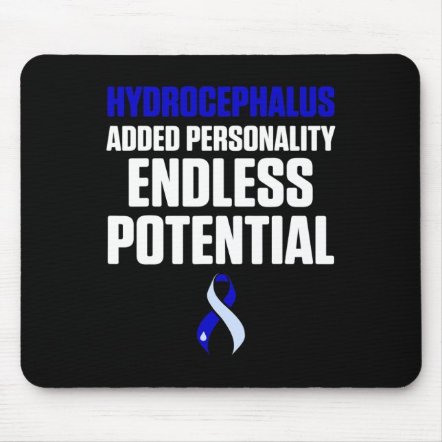 Alfombrilla De Ratón Hydrocephalus Survivor Personalidad Awareness Warr (Frente)
