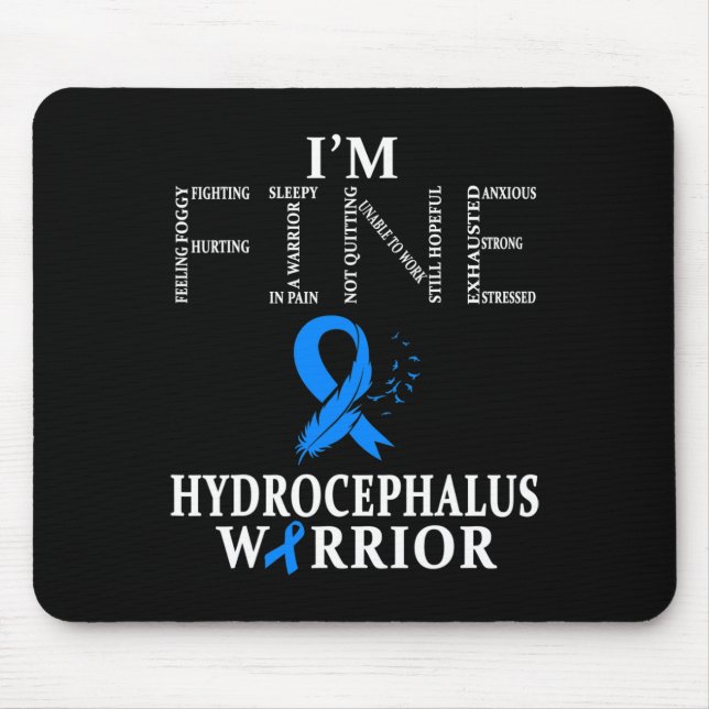 Alfombrilla De Ratón Hydrocephalus Warrior Soy Fine Feather (Frente)