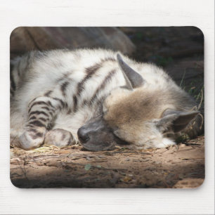 Alfombrilla De Ratón hyena rayado el dormir