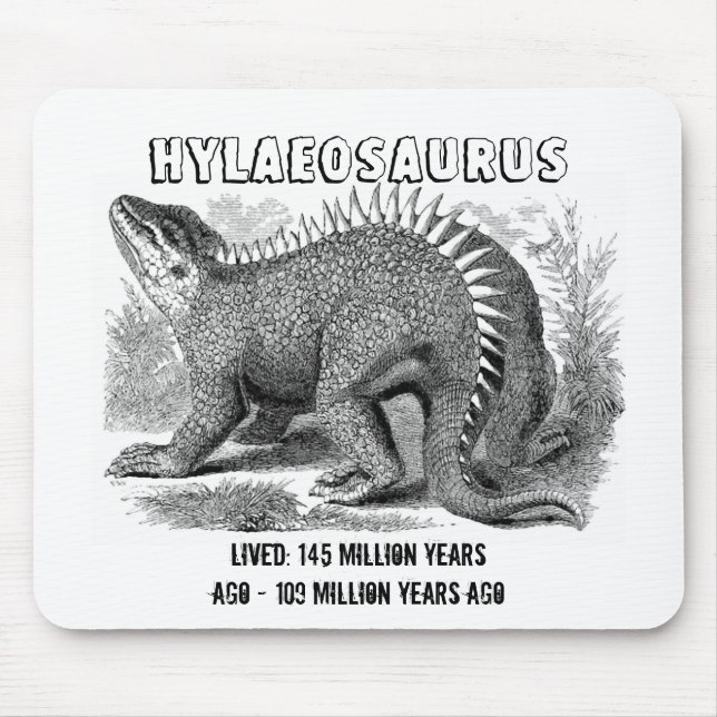 Alfombrilla De Ratón Hylaeosaurus Dinosaur Mousepad (Frente)