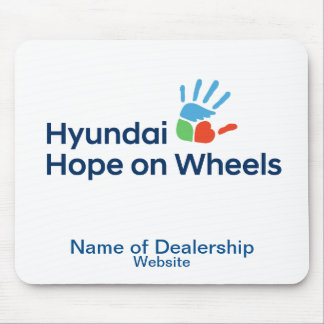 Alfombrilla De Ratón Hyundai Hope On Wheels Customizable Mousepad