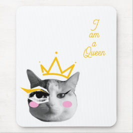 Alfombrilla De Ratón I Am Queen – Elegant funny