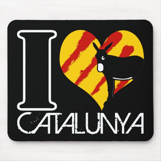 Alfombrilla De Ratón I Amor Catalunya (Frente)