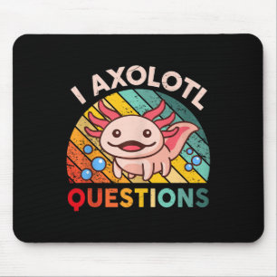 Alfombrilla De Ratón I Axolotl cuestiona a los Chicas Niños Cute Kawaii