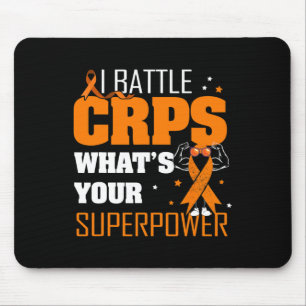 Alfombrilla De Ratón I Battle Crps Rsd Awareness Naranja Ribbon Warrior