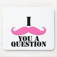 I bigote usted un bigote del rosa de la pregunta