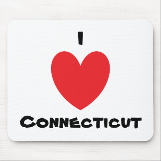 Alfombrilla De Ratón I corazón Connecticut Mousepad