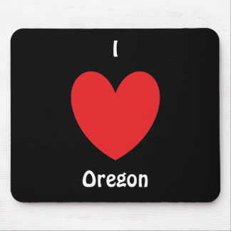 Alfombrilla De Ratón I corazón Oregon Mousepad