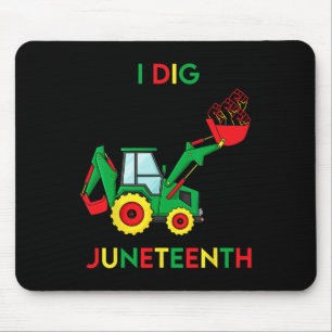 Alfombrilla De Ratón I Dig Junetéi Pone Tractor Fun Toddler Boys