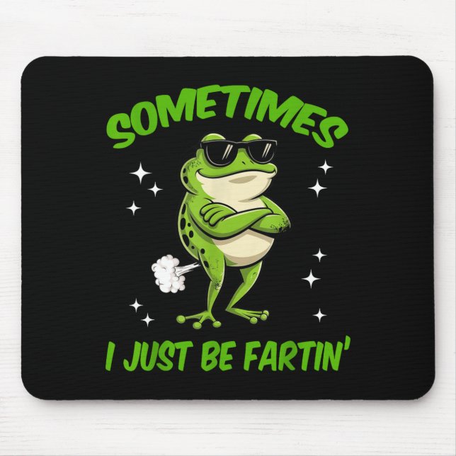 Alfombrilla De Ratón I Frog Sometimes Embarrassing Just Farting (Frente)