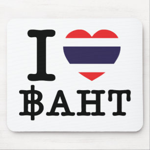 Alfombrilla De Ratón I Heart (Love) Baht