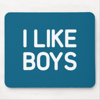 Alfombrilla De Ratón I Like Boys Funny Jokes Sarcastic 