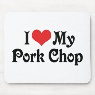 Alfombrilla De Ratón I Love My Pork Chop