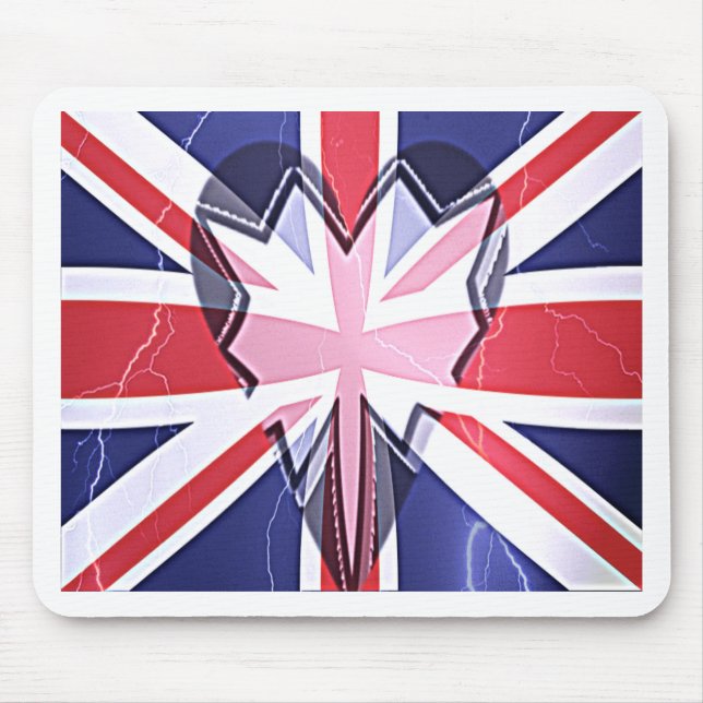Alfombrilla De Ratón I Love UK (Frente)