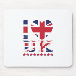 Alfombrilla De Ratón I Love United Kingdom-Uk-United Kingdom-England