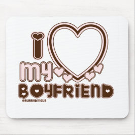 Alfombrilla De Ratón i luv brown bf