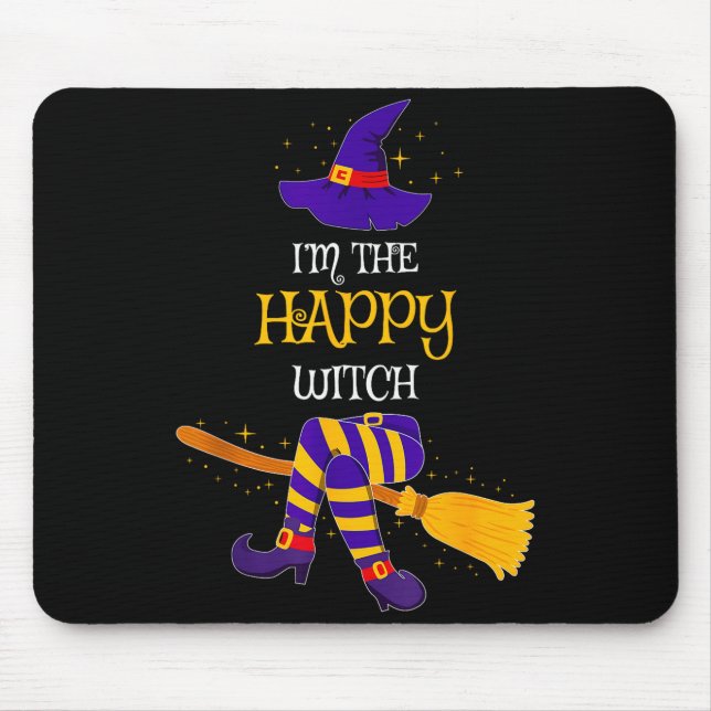 Alfombrilla De Ratón I’m The Happy Witch Family Matching Costume Hallow (Frente)