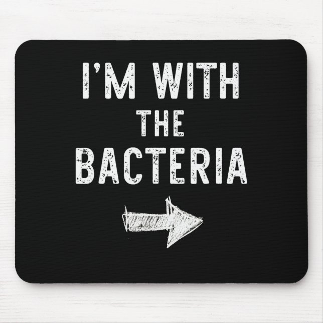 Alfombrilla De Ratón I’m With The Bacteria Funny Halloween Couple Costu (Frente)