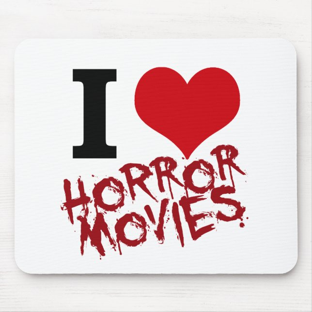 Alfombrilla De Ratón I películas de terror del corazón (Frente)