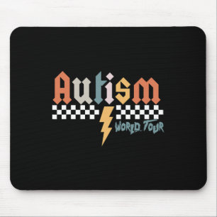 Alfombrilla De Ratón I Rock the Spectrum Autism World Tour Autism Aware