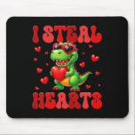 Alfombrilla De Ratón I Steal Hearts Cute Dinosaur Heart Valentine Toddl<br><div class="desc">I Steal Hearts Cute Dinosaur Heart Valentine Toddler Boy</div>