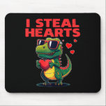 Alfombrilla De Ratón I Steal Hearts T-rex Cute Valentines Day Valentine<br><div class="desc">I Steal Hearts T-rex Cute Valentines Day Valentine Cute</div>