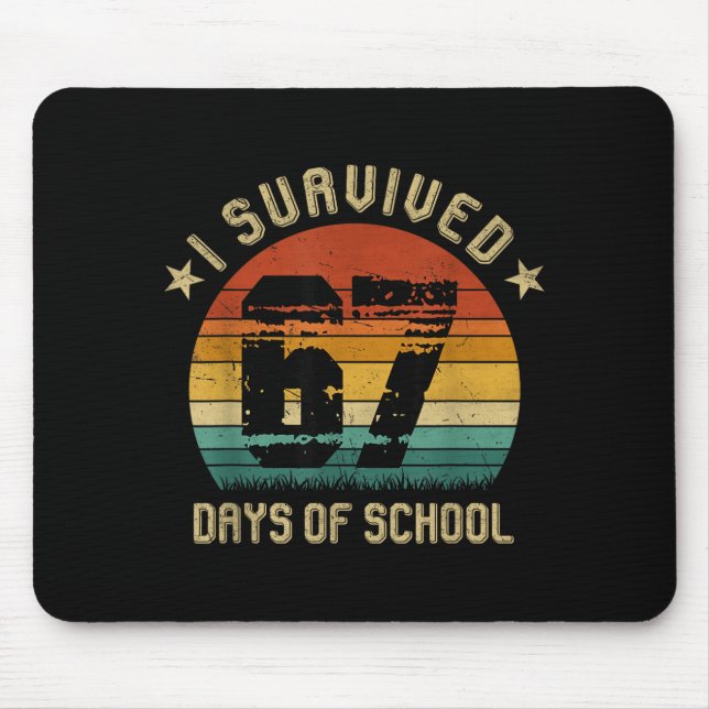 Alfombrilla De Ratón I Survived 67 Days Of School Six Seven Teachers St (Frente)