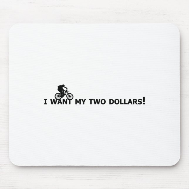 Alfombrilla De Ratón I Want My Two Dollars! Better Off Dead Funny Movie (Frente)