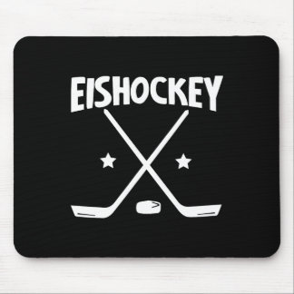 Alfombrilla De Ratón Ice Hockey - Crossed Rackets (1) 