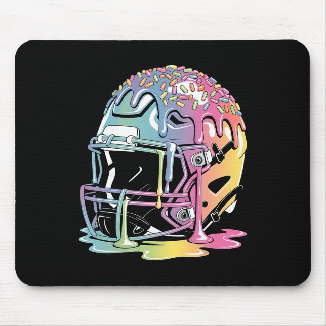 Alfombrilla De Ratón Ice Hockey Drip Boys Youth Goalie Hockey Ice Cream (Frente)