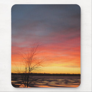 Alfombrilla De Ratón Ice Lake Sunset Mousepad