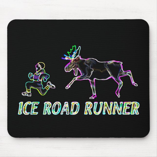 Alfombrilla De Ratón Ice Road Runner (Frente)