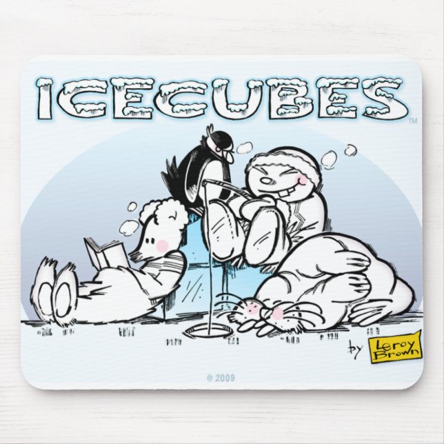 Alfombrilla De Ratón ¡ICECUBES el cojín de ratón! (Frente)