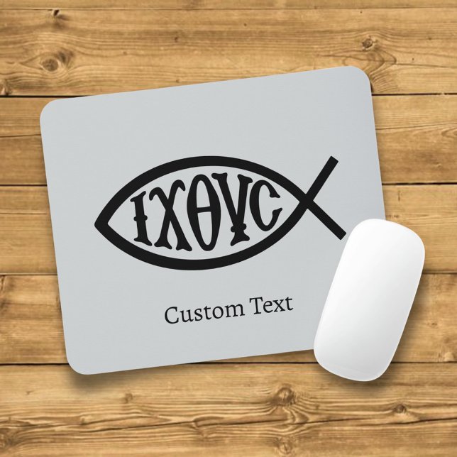 Alfombrilla De Ratón Ichthys Christian Symbol (Subido por el creador)