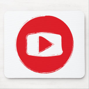 Alfombrilla De Ratón Icono de YouTube