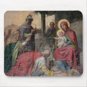 Alfombrilla De Ratón Iconografía ortodoxa serbia en la Iglesia de Valje