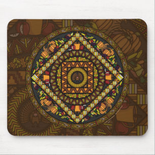 Alfombrilla De Ratón Iconos de Acción de Gracias Mousepad
