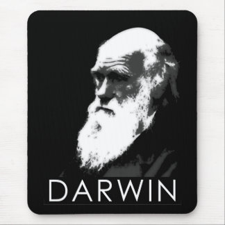 Alfombrilla De Ratón Iconos de la ciencia: Darwin