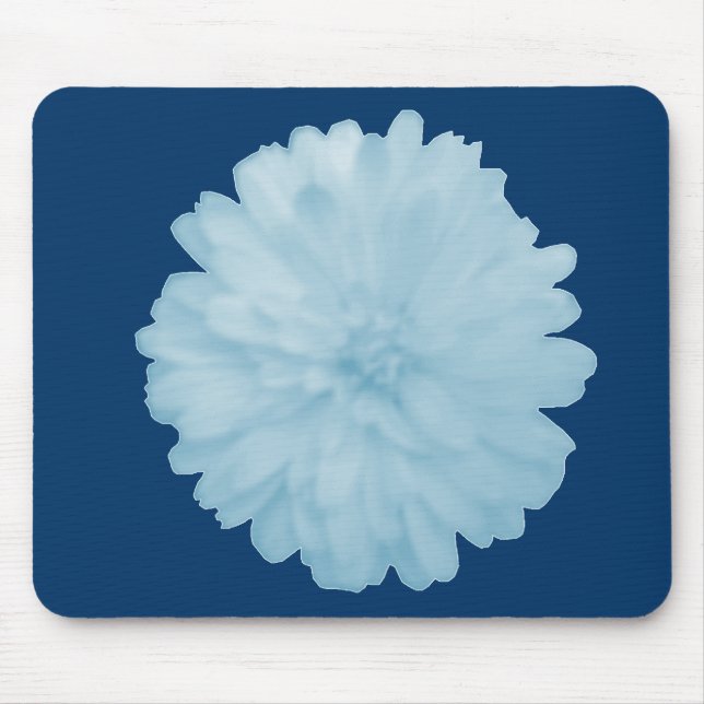 Alfombrilla De Ratón Icy Blue Marigold Mousepad (Frente)