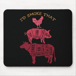 Alfombrilla De Ratón Id Fumar Esa Barbacoa