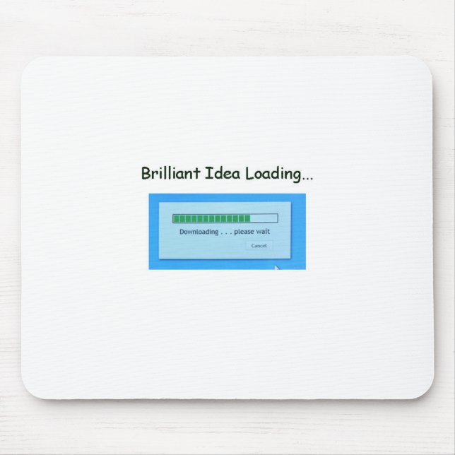 Alfombrilla De Ratón Idea brillante (Frente)