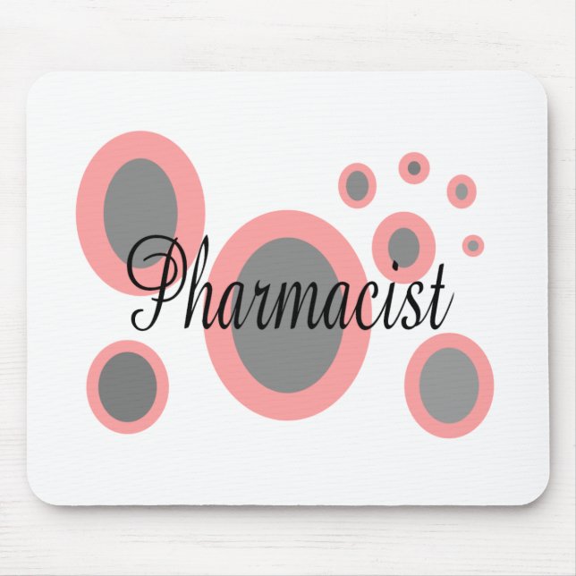 Alfombrilla De Ratón Ideas del regalo del farmacéutico--Diseños únicos (Frente)
