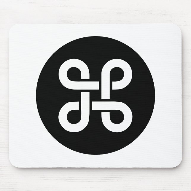 Alfombrilla De Ratón Ideología de Apple Mac del comando (Frente)