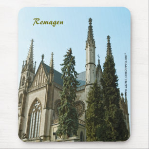 Alfombrilla De Ratón iglesia de Apollinaris en Remagen, Alemania