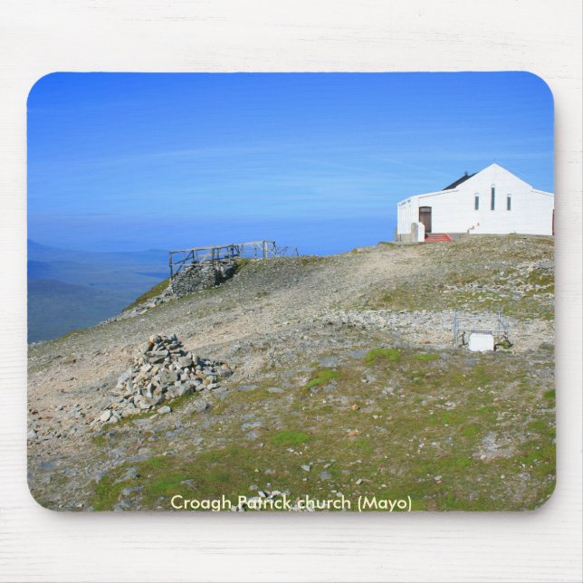 Alfombrilla De Ratón Iglesia de Croagh Patrick (Frente)