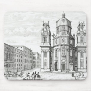 Alfombrilla De Ratón Iglesia de Notre Dame, Salzburg, Austria, de 'Ent