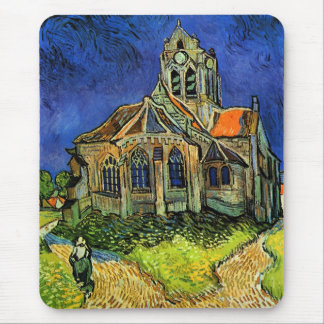 Alfombrilla De Ratón Iglesia del Bella Artes Auvers Van Gogh